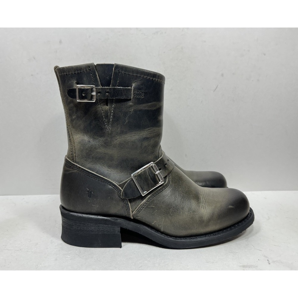 Frye Engineer 8R Women's Size 7 M Ankle Boot Brown Leather 77500 CCL Made In USA